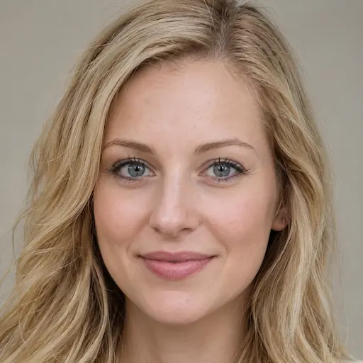 Reference portrait with blonde hair